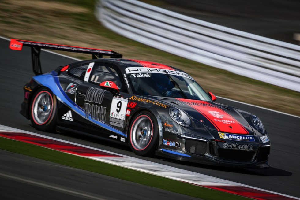 ポルシェ911 GT3 Cup テストラン - 富士スピードウェイ|ビンゴ