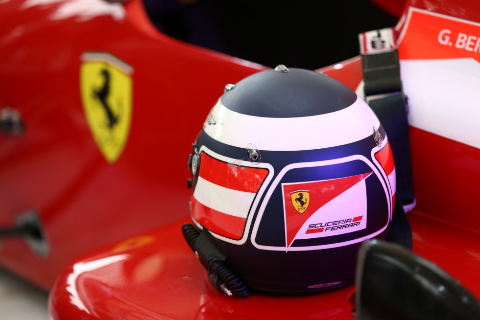 28年前の優勝の地-鈴鹿で、優勝マシンFerrari F187のコクピット